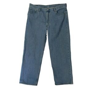 Levi's 550 jeans Mens 42 x 30 Relaxed Fit Straight blue denim pants cotton retro